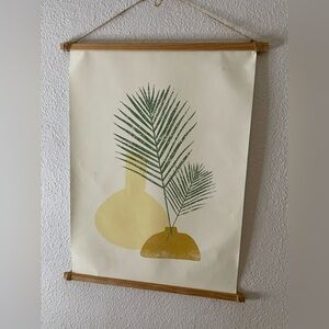 Minimalist Green and Yellow Wall Art